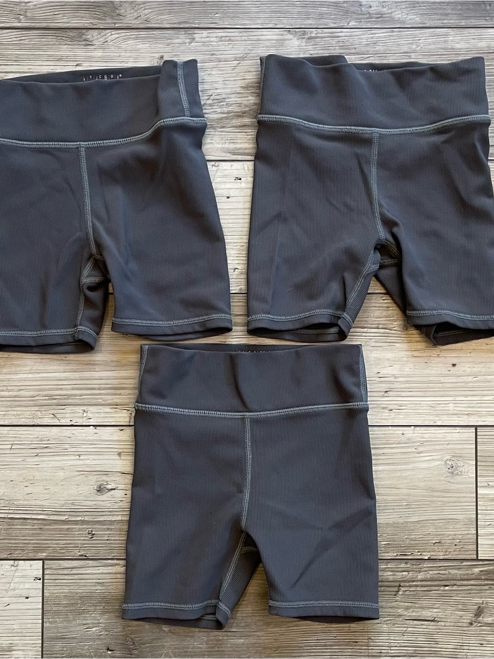 Little Bipsy | Athletic Ribbed Biker Short | Size: 3T-4T | Bundle: Set of 3